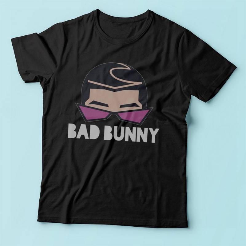 Bad Bunny Hair And Glasses Style Art Men’S T Shirt