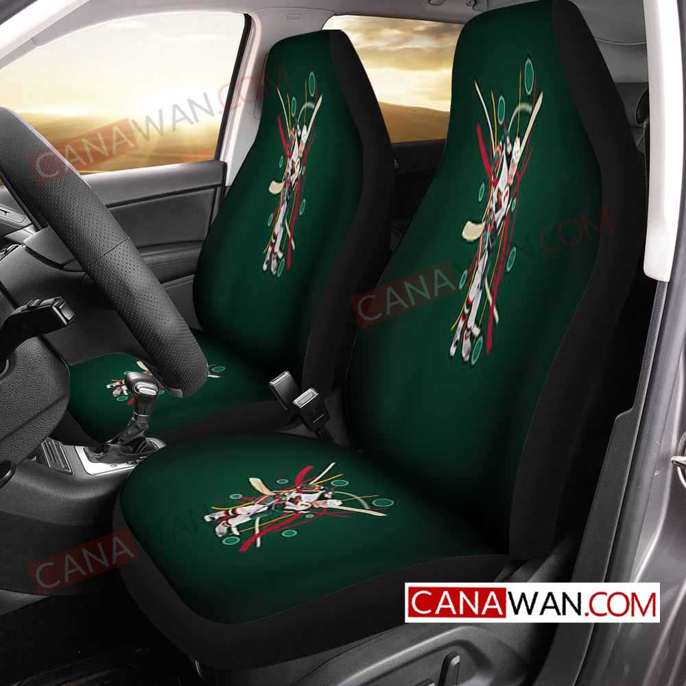 Minnesota Wild Style094 3D Customized Personalized Car Seat Cover