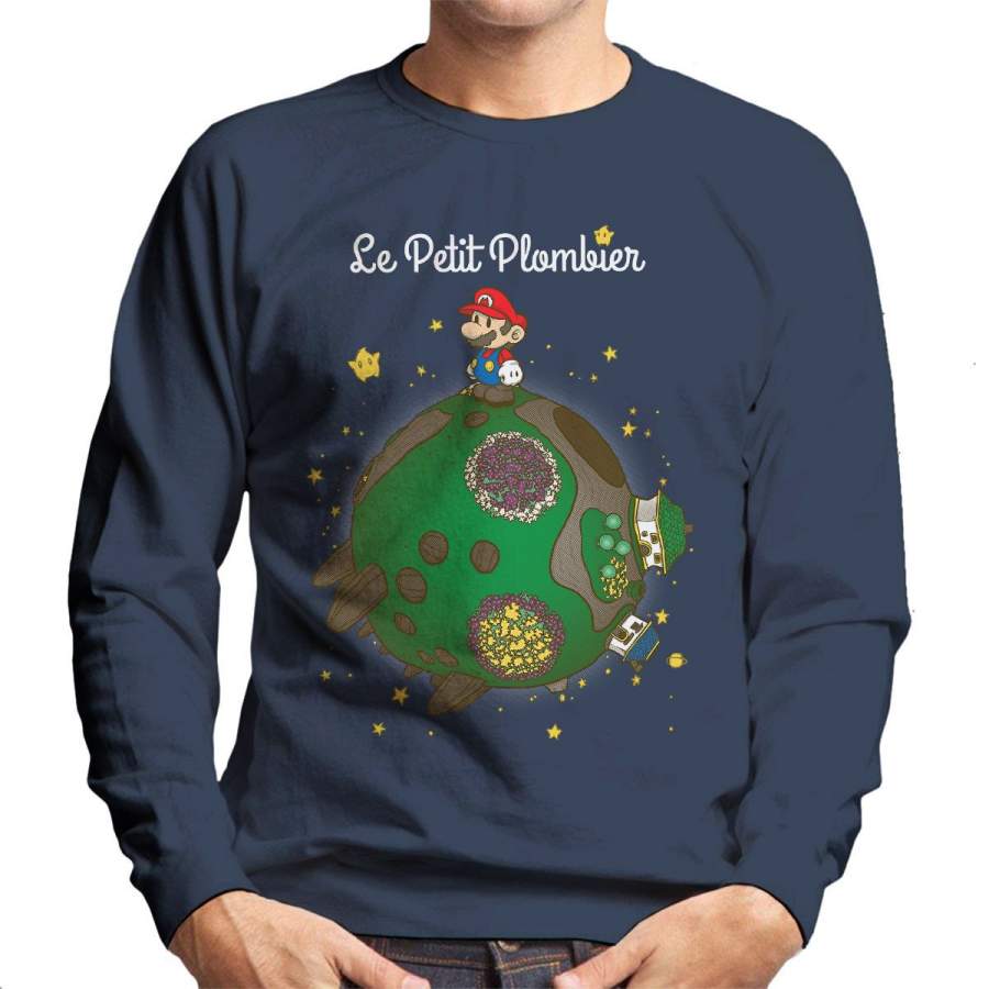 Super Mario The Little Prince Le Petit Plombier Men’s Sweatshirt