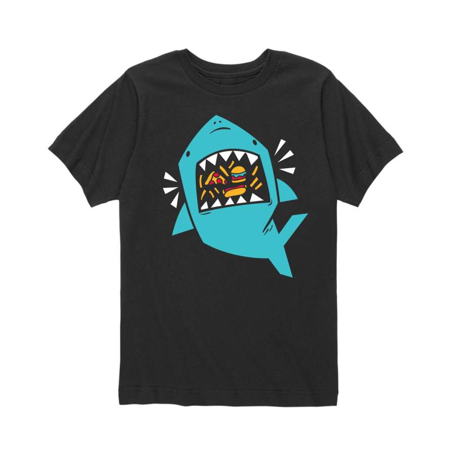 Shark Snack Mouth -Toddler Short Sleeve T-Shirt