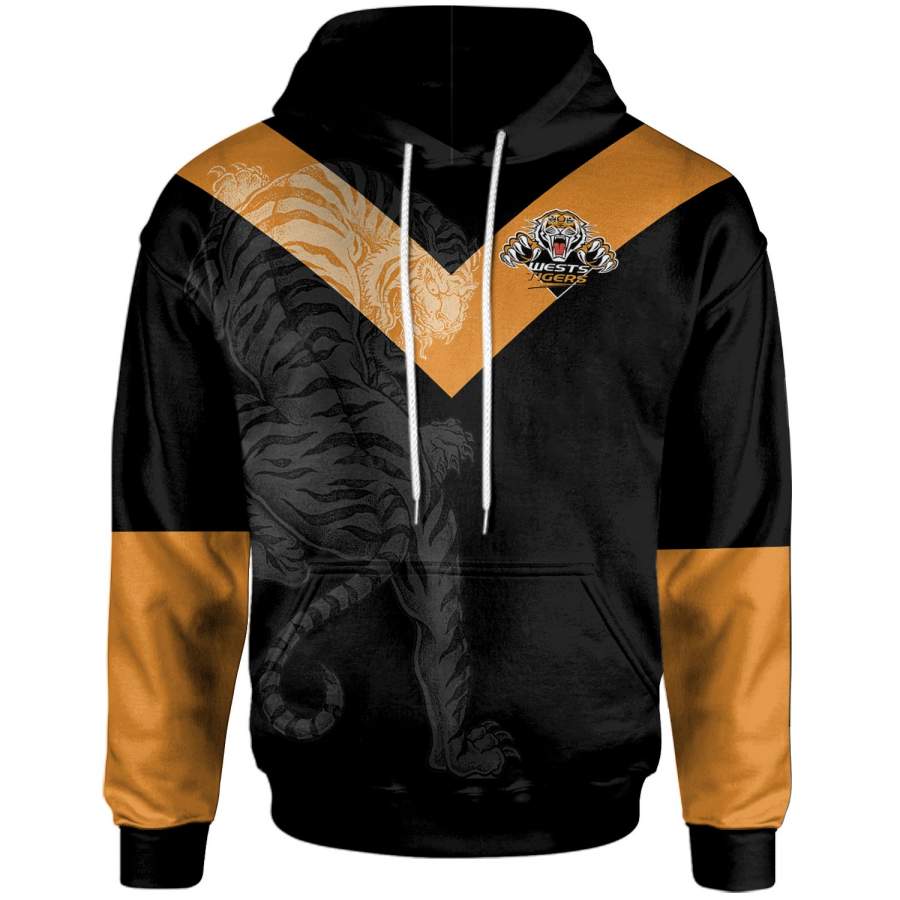 Wests Tigers Hoodie All Over Print NRL