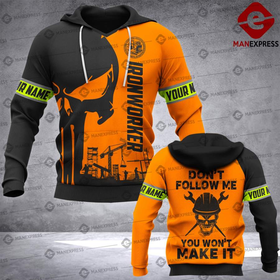 VH CUSTOMIZE  Ironworker HOODIE 3D ALL OVER PRINT 2212 TMA