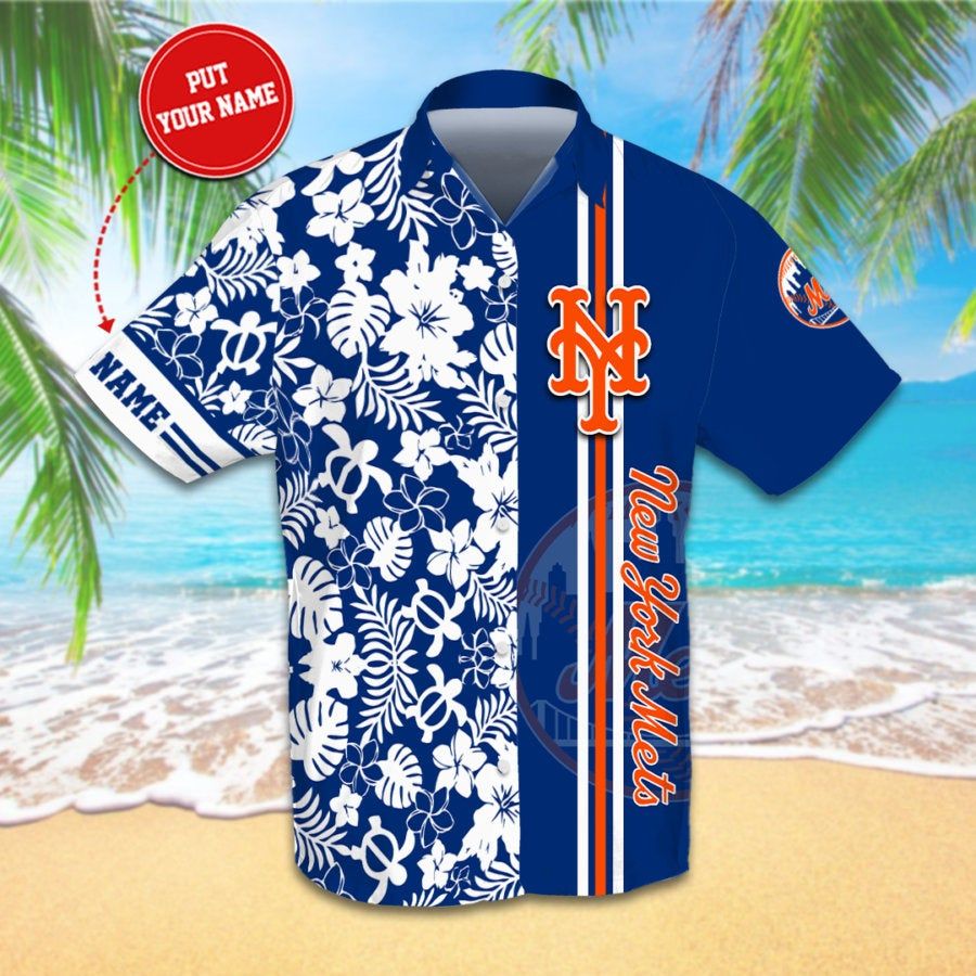 Personalized New York Mets Hawaii Shirts Short Beach Ha64254