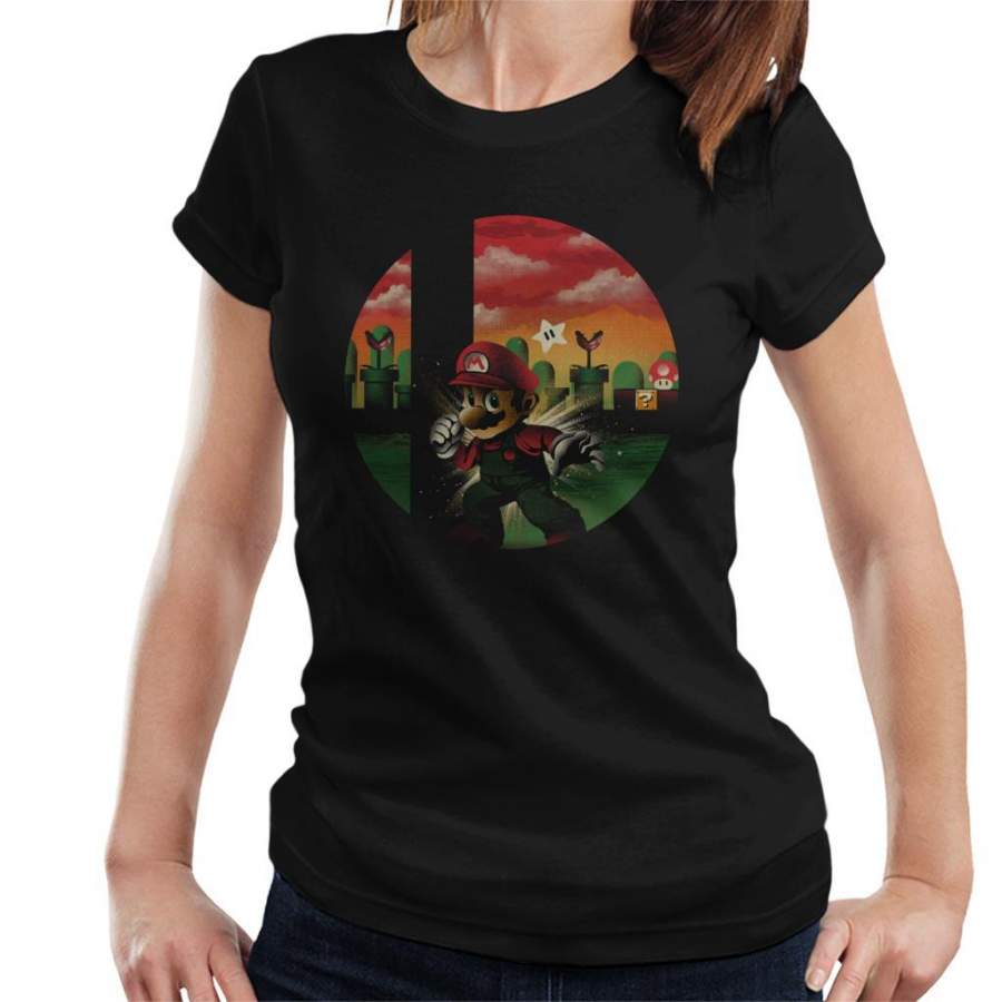 Smash Bros Super Mario Women’s T-Shirt