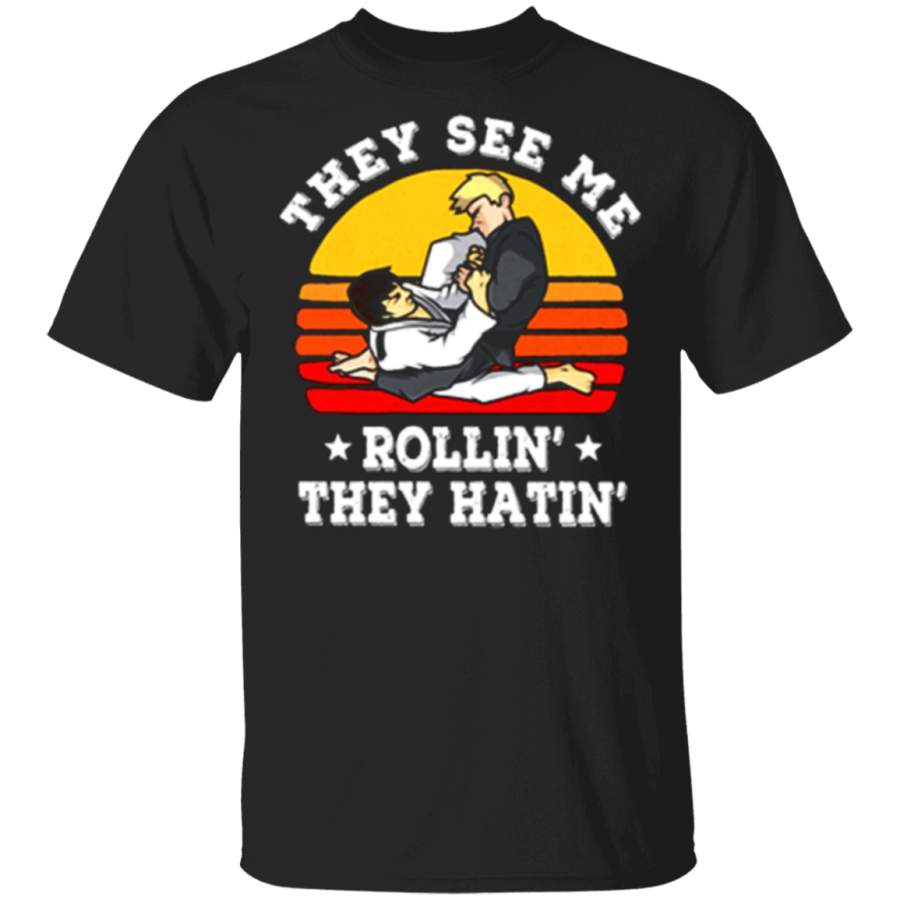 They See Me Rollin They Hatin Vintage Trending T Shirts Design Graphic Tees gift family T-Shirt