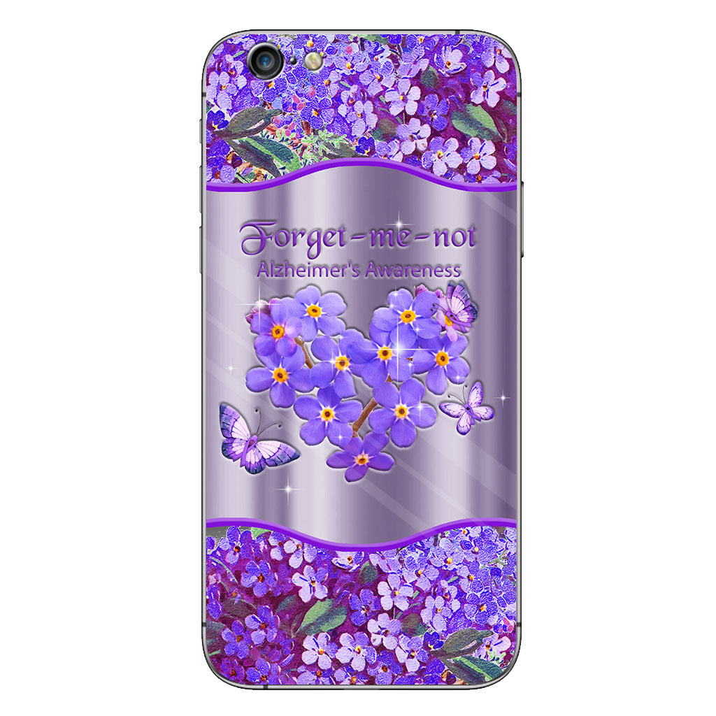 Forget-Me-Not – Alzheimer Awareness Personalized Phone Case