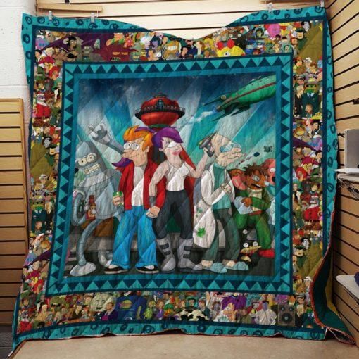 Futurama V1 3D Quilt Blanket HGM38