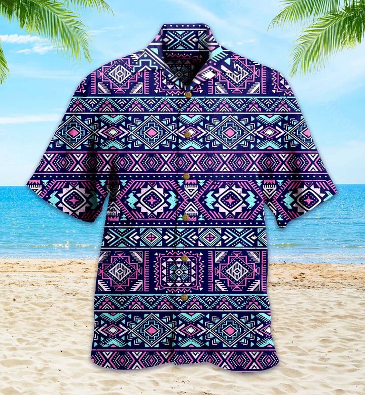 Indians Pendleton Tribal Native Navajo American Violet Hawaii Shirt Ha7841