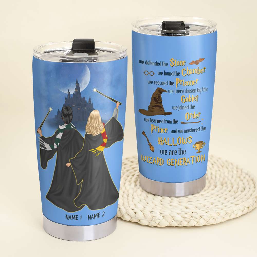 Personalized Gift Ideas For Couple Witches We Defended The Stone Custom 20Oz Stainless Steel Tumbler