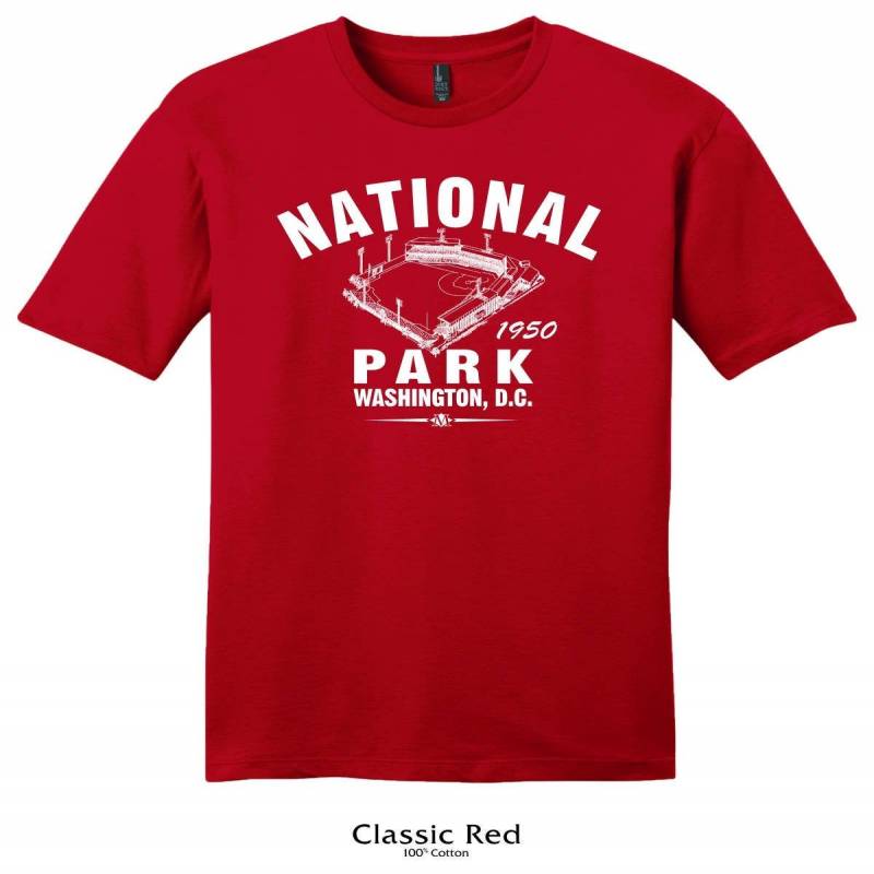 Crushtee National Park 1950 Baseball Tee Shirt Past Home of the Washington Nationals Any 2 Tees For 33 Long Sleeve Hoodie