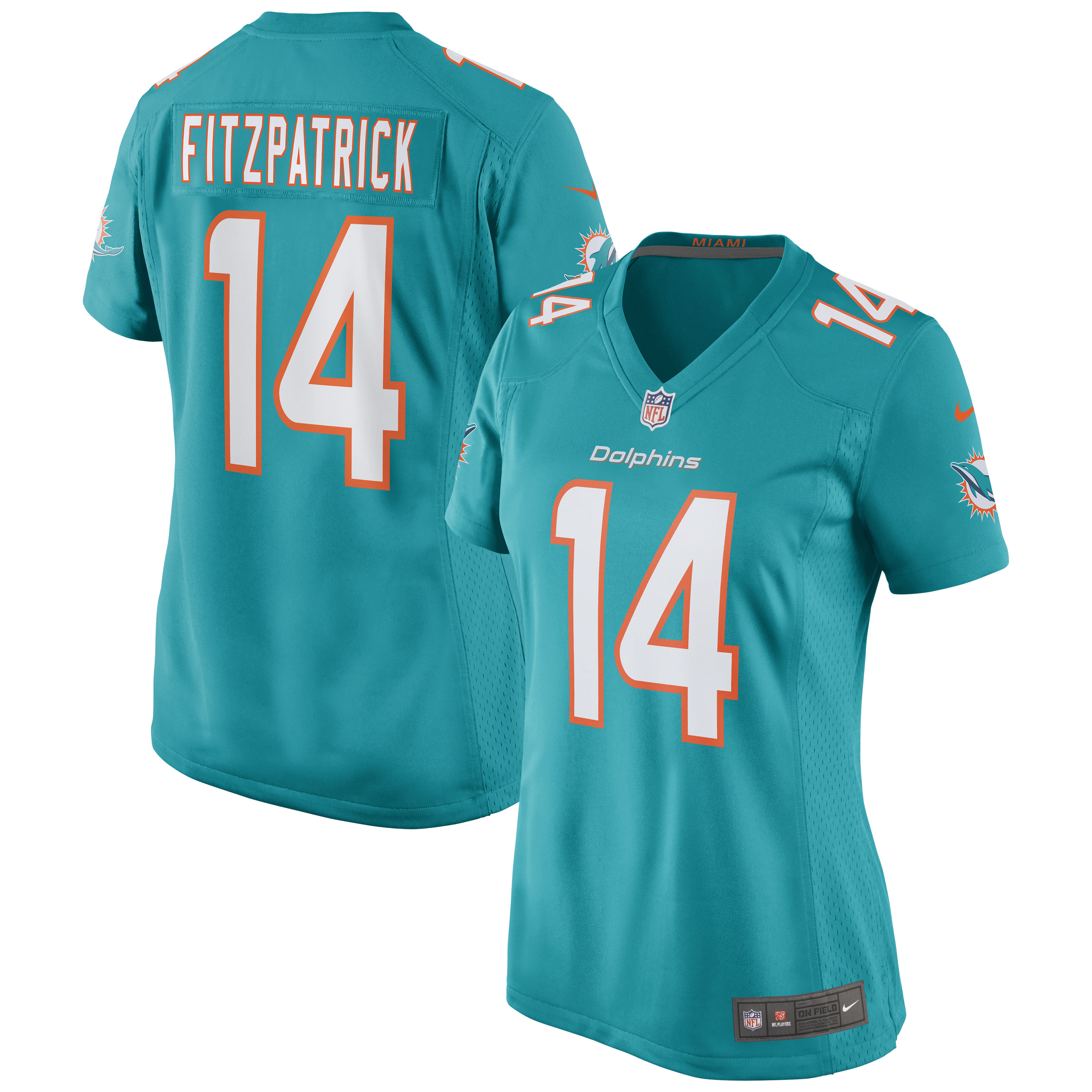 Ryan Fitzpatrick Miami Dolphins Women's Game Jersey – Aqua