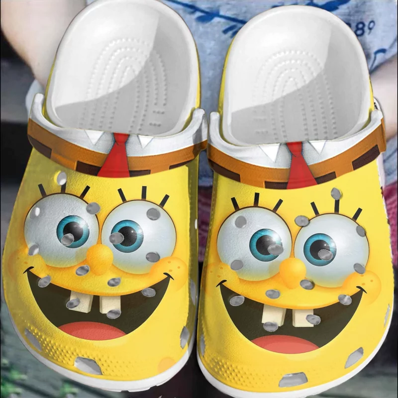 Sponge and Starfish shoes Crocs Crocband Clogs Shoes For Men Women