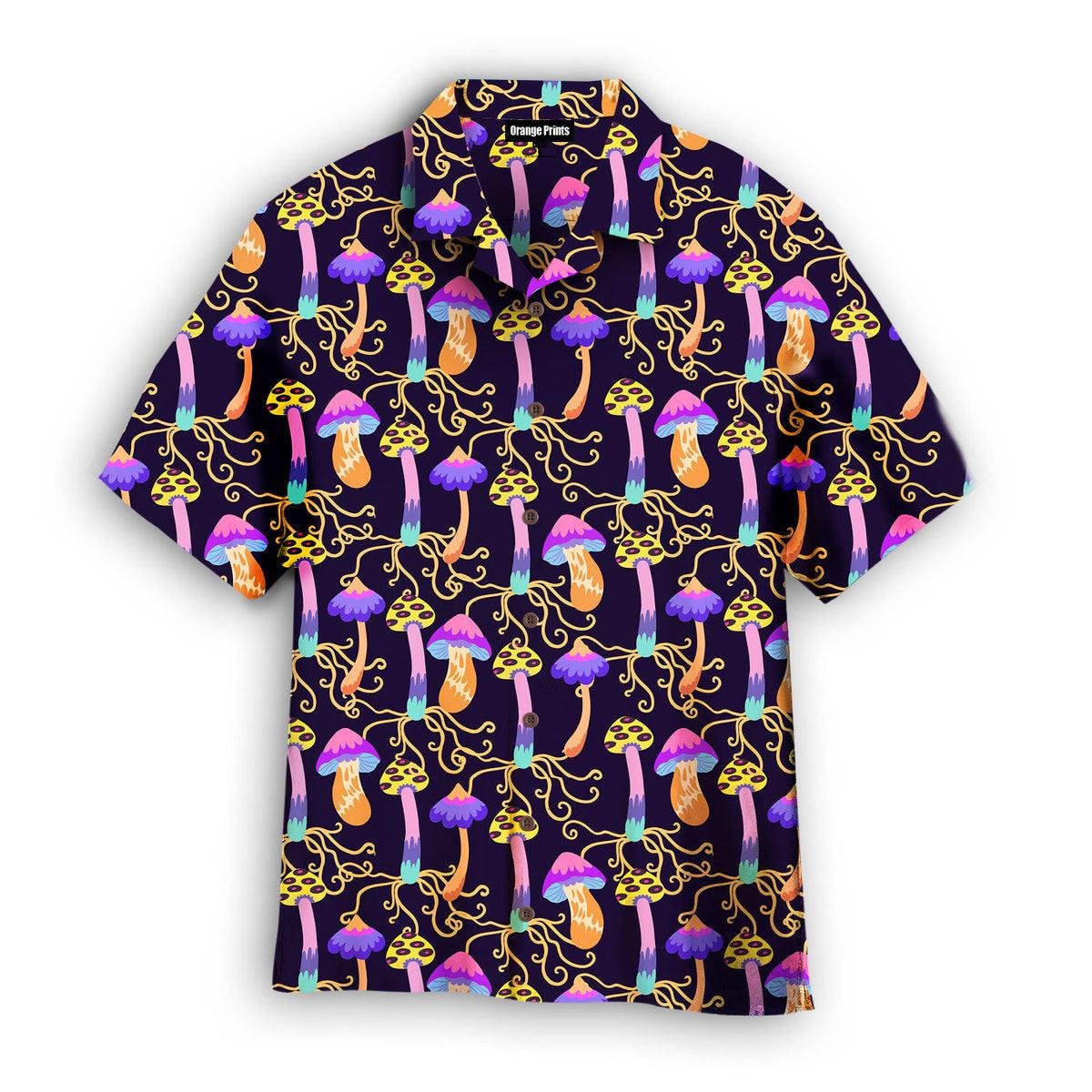 Psychedelic Fairy Colorful Mushroom Hawaii Shirt For Men Women Ha82398