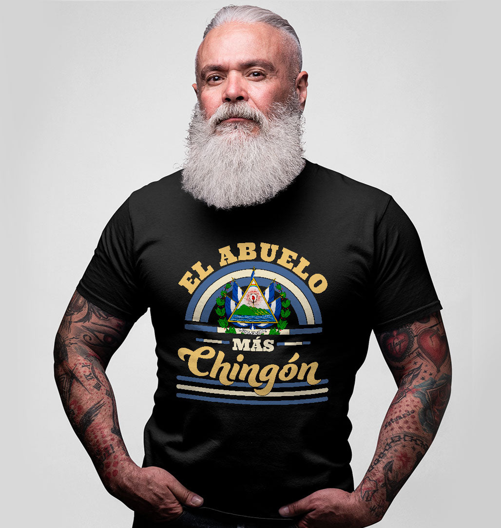 Abuelo Mas Chingon Salvador T-Shirt, Gift For Mexican Dad, Mexican Father’S Day Gifts, Padre Gifts