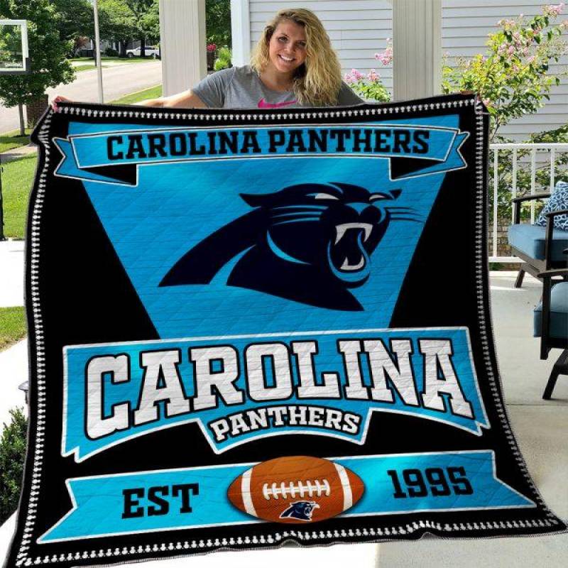 Carolina Panthers Quilt Blanket 03