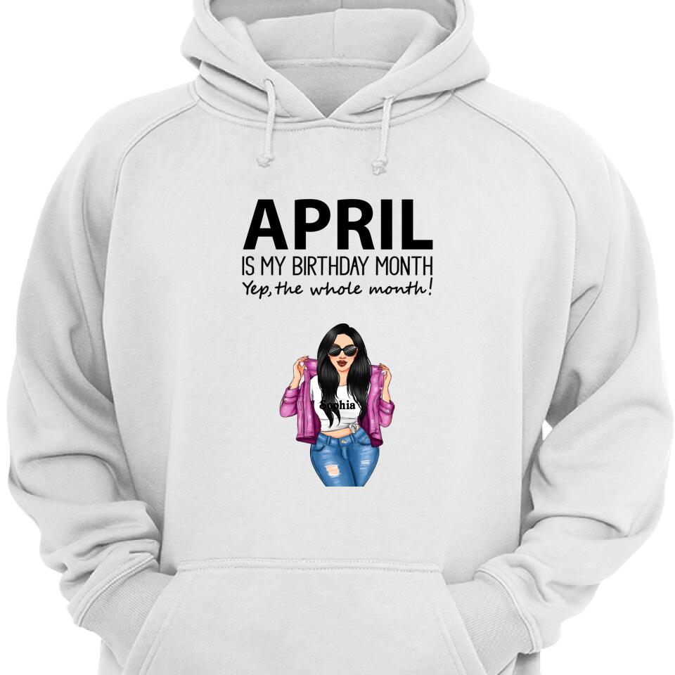 Trendingpersonalized My Birth Month, Personalized Birth Day Hoodie