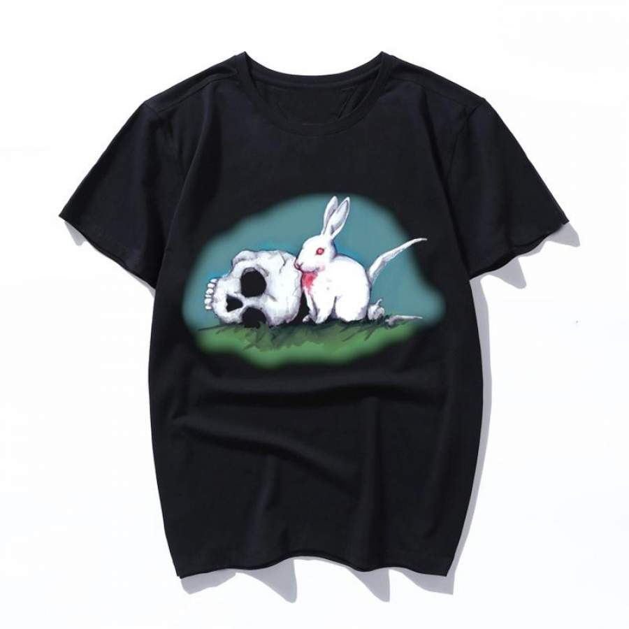 no ordinary rabbit Harajuku Women’s T-Shirt Cartoon Print Summer Tops Casual Short Sleeve Fashion men’s T Shirt