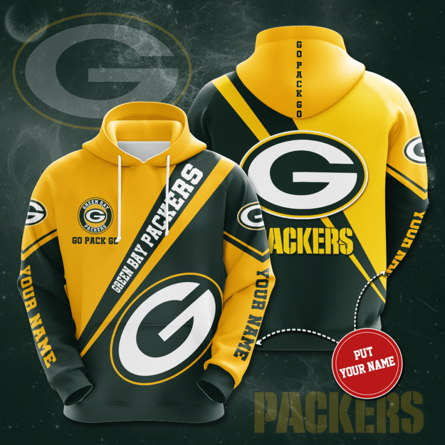 Personalized Green Bay Packers 3D Hoodie – V1