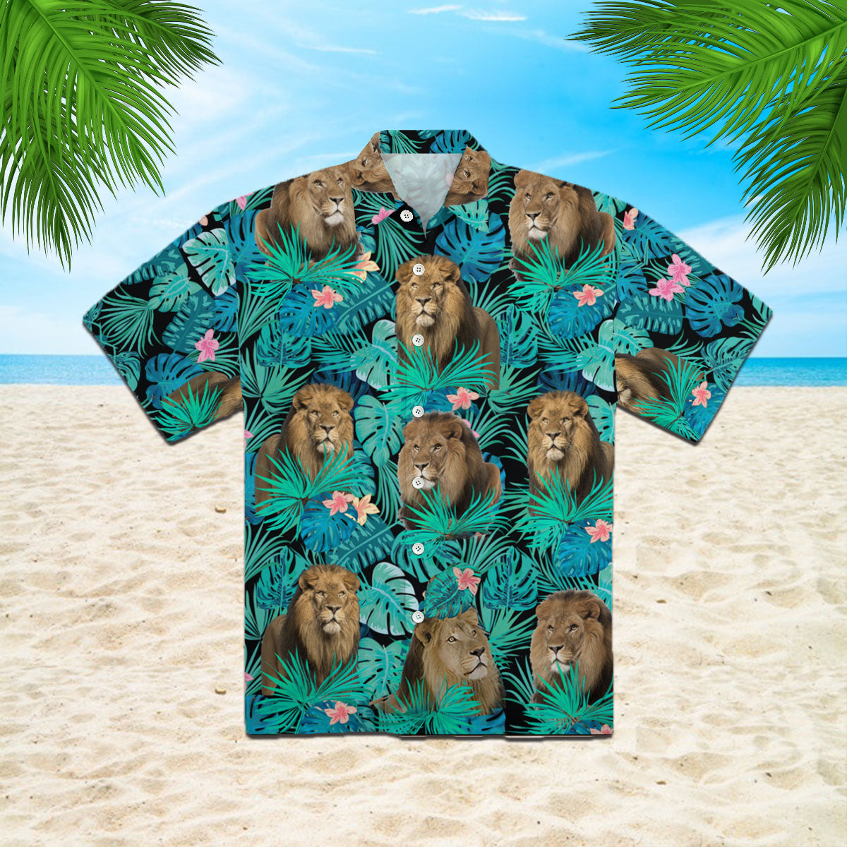 Oragontee Lion Hawaii Shirt For Men Women Adult Ha16625