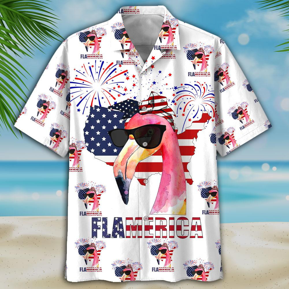 Flamingo Hawaii Shirt Unisex Adult Ha9724