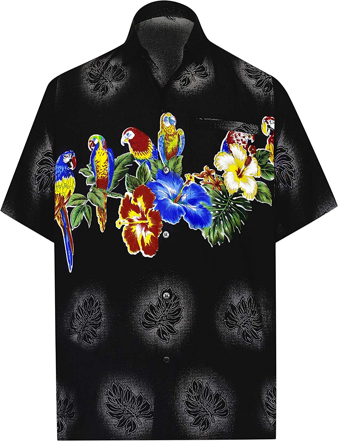 Parrot Black Nice Design Hawaii Shirt Ha55327