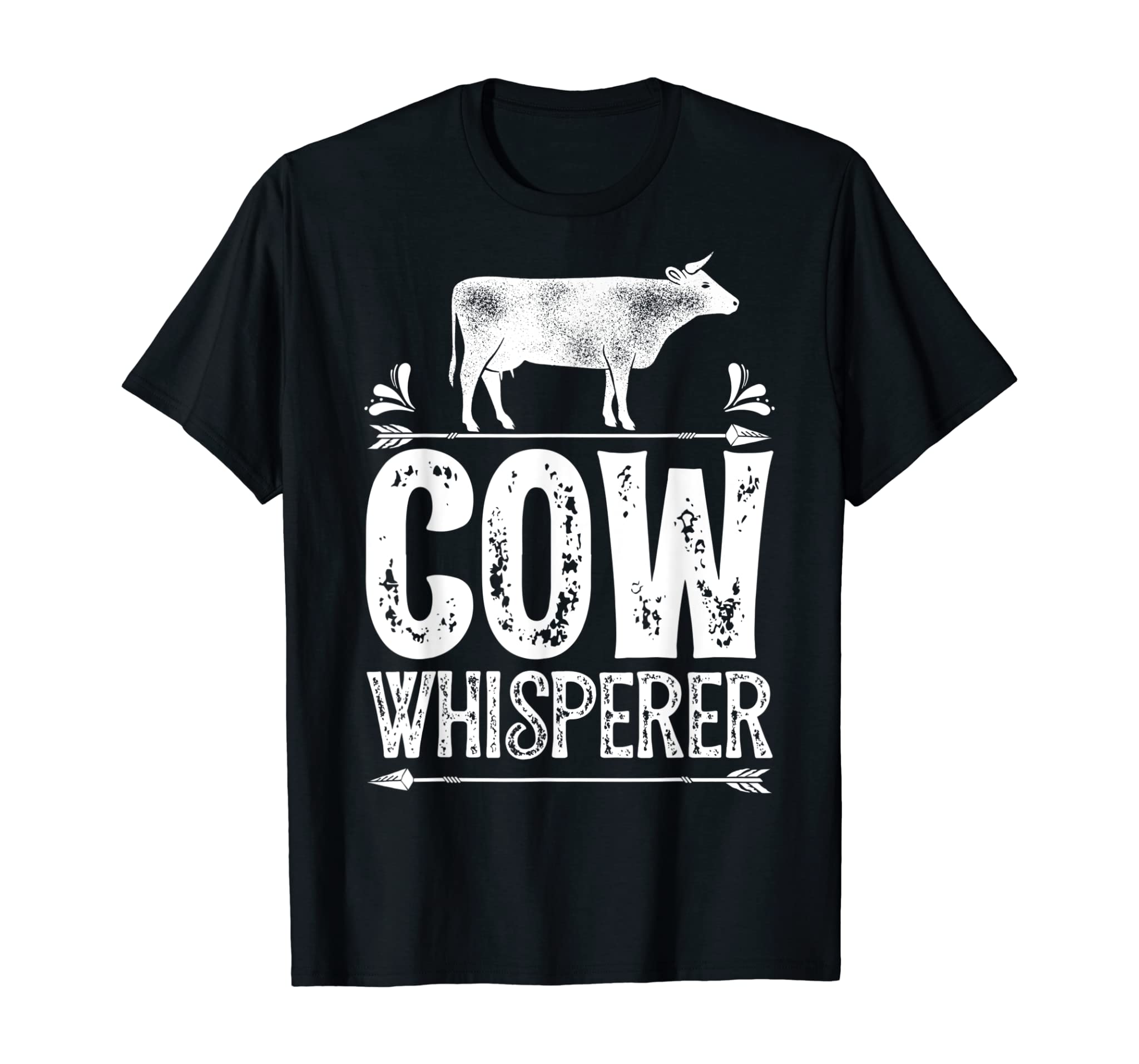 Cow Whisperer T Shirt Funny Cows Farm Poultry Farmer Gifts T-Shirt