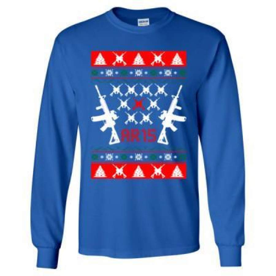 AGR Ar 15 Ar15 Ugly Christmas Sweater – Long Sleeve T-Shirt