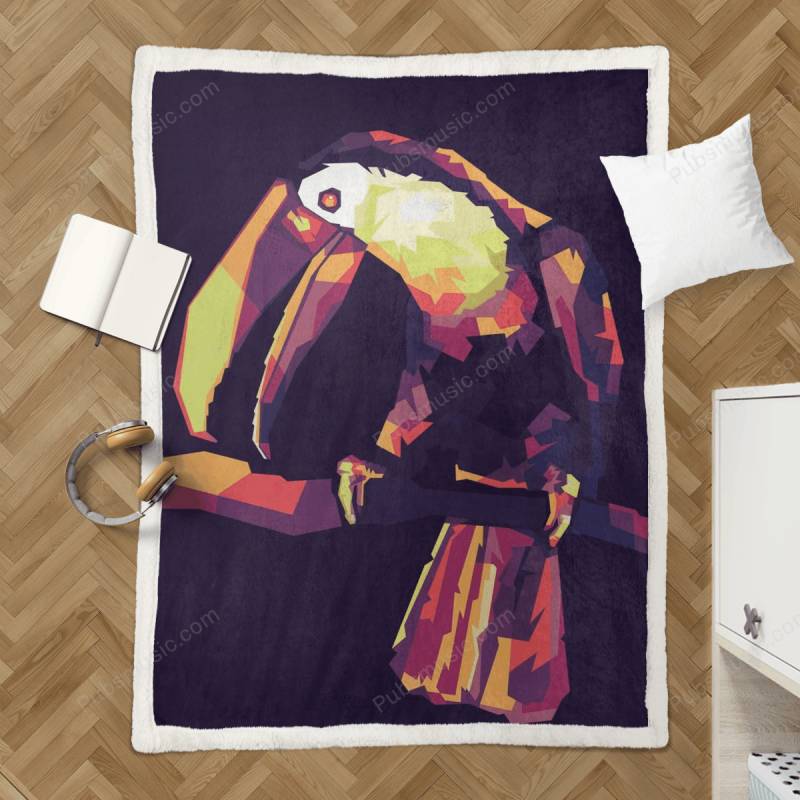 The Beautifull Bird – Animal Sherpa Fleece Blanket