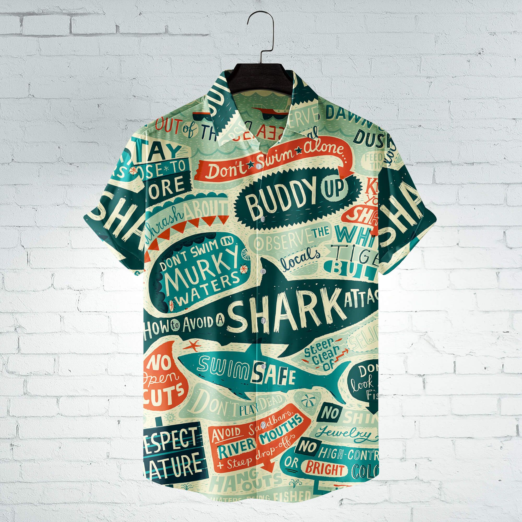 How To Avoid A Shark Attack Hawaii Shirt Ha9219