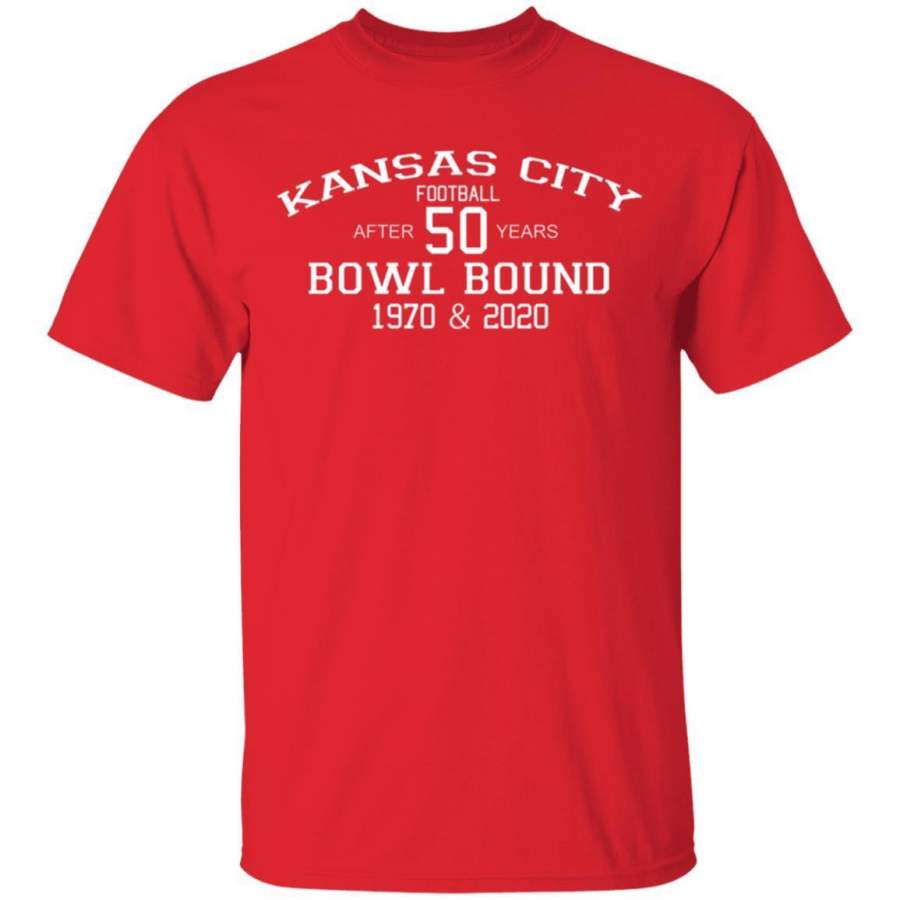 Kansas City 1970-2020 50 Years Super 2020 Bowl Bound Football shirts