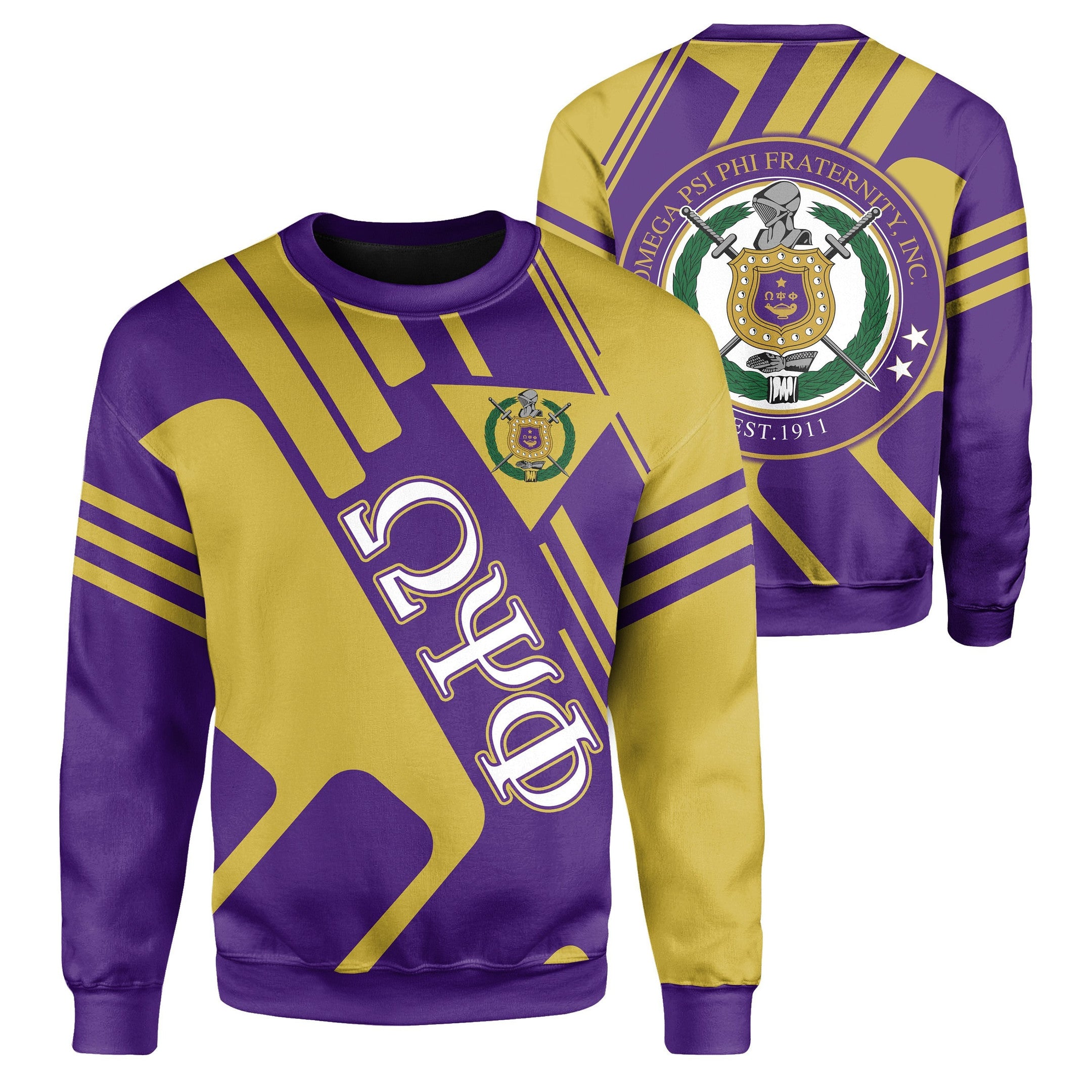 Africa Crewneck Sweatshirt Omega Psi Phi J5