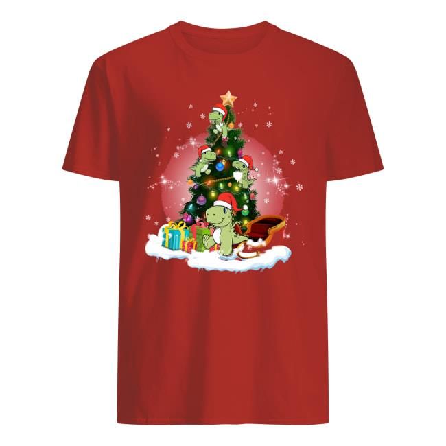 Baby Dinosaur Christmas Tree shirt