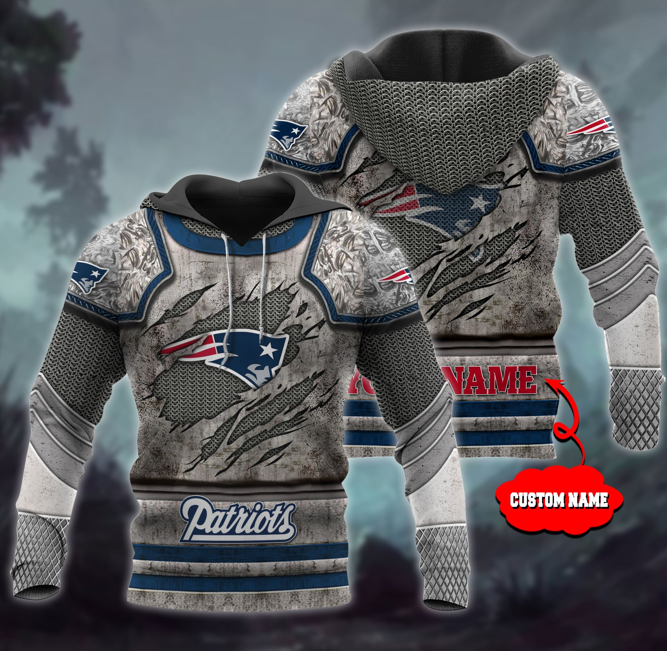 New England Patriots Personalized All Over Printed 595