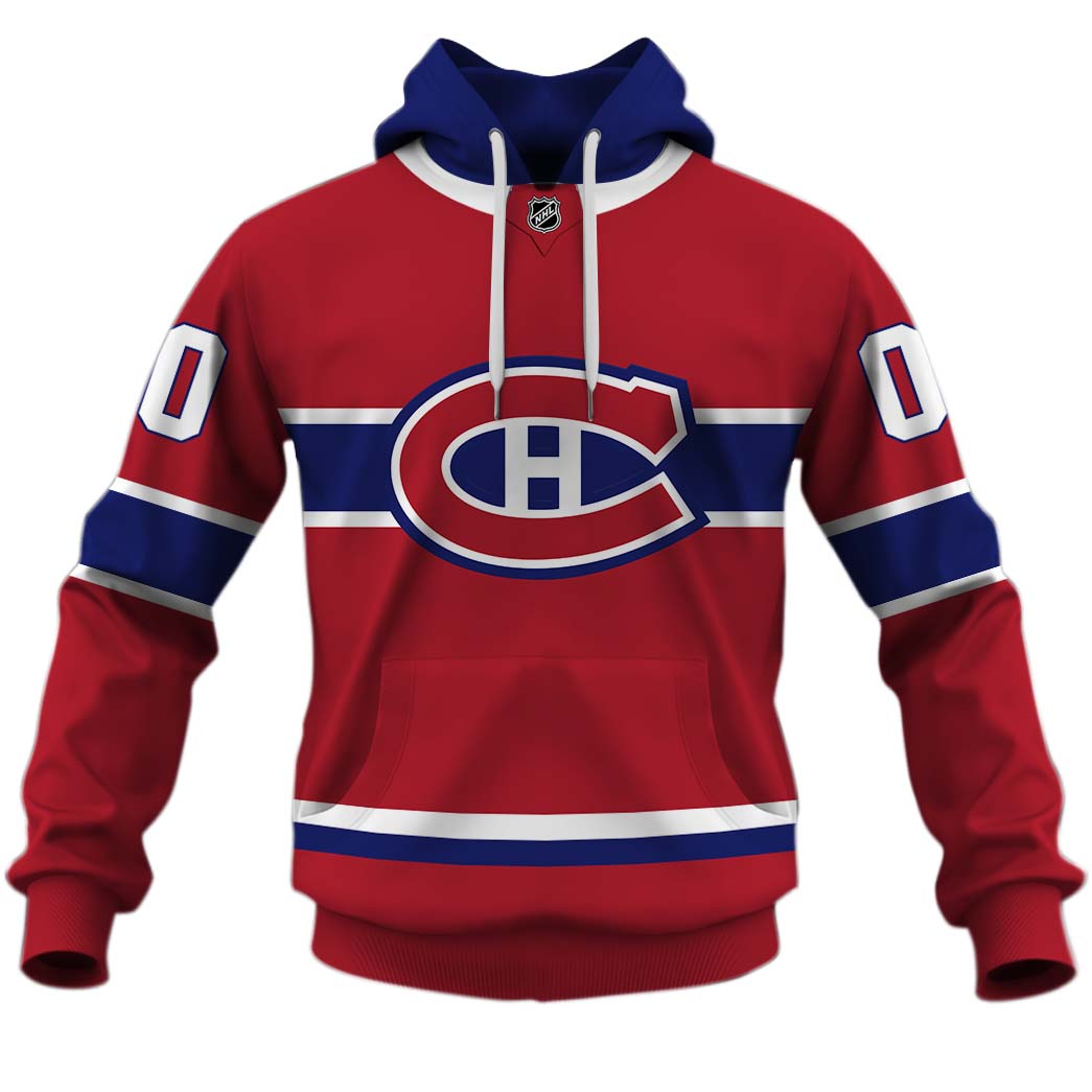 Personalize Montreal Canadiens 2020 Home Jersey Personalize Hoodie