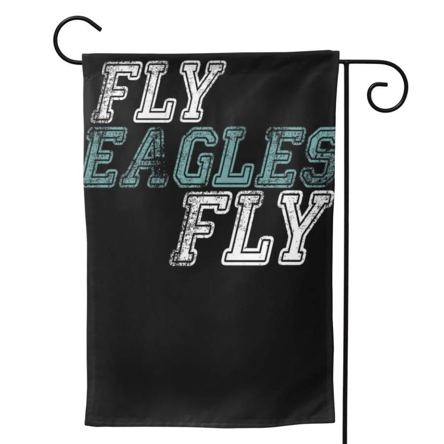 2 Pcs Garden Flag Retro Fly Eagles Fly Horizontal Poster 12.5″x18″ -Mothers Day, Birthday Gifts for Mom, Dad, Wife, Husband, Daughters, Grandma, Friends