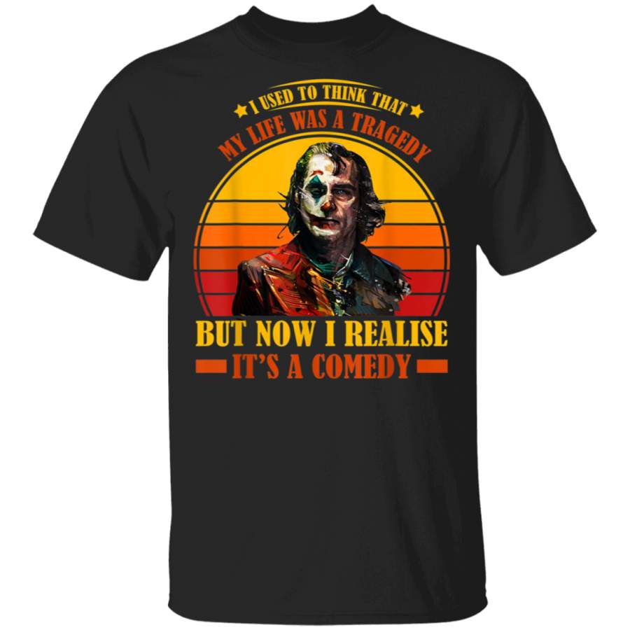 Clown Joker think life tragedy comedy T-Shirt