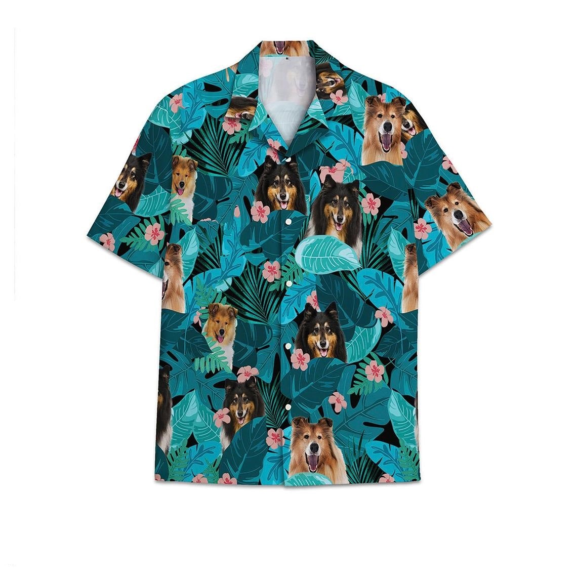 Aloha Hawaii Shirt Pet Combination Print Made In Summer Beach Shirts 24 Ha99624