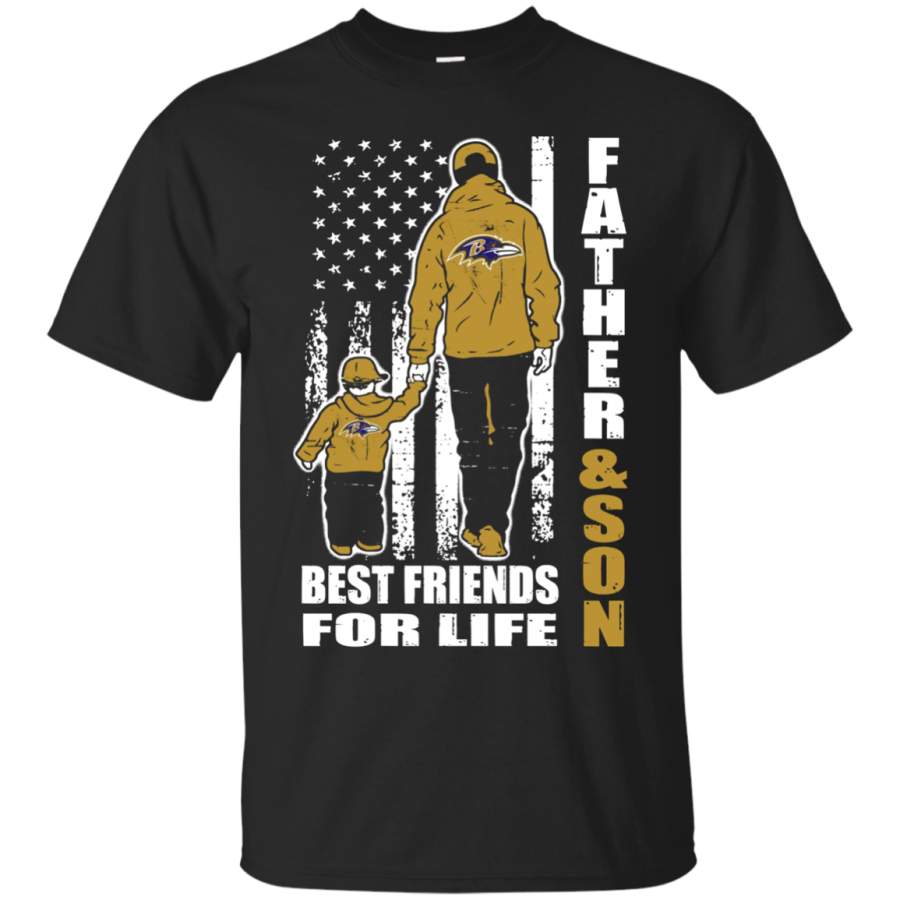 AGR Father And Son Best Friends For Life Baltimore Ravens T shirt