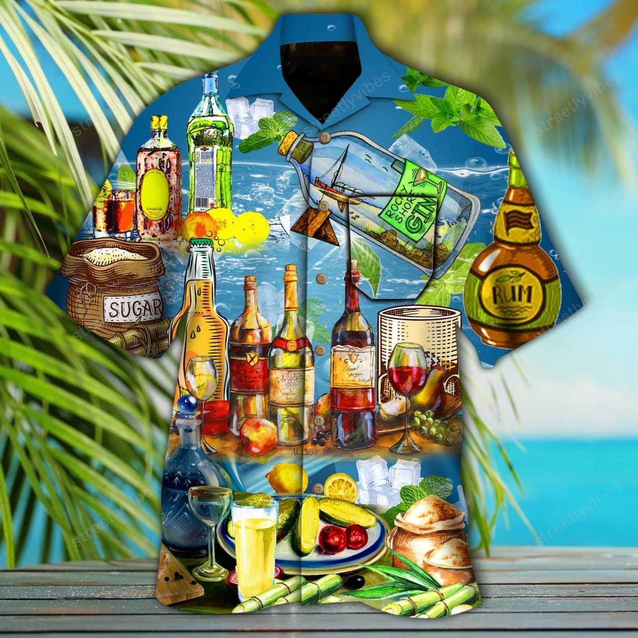 Strong Like Better With Rum Hawaii Shirt Re Ha94763