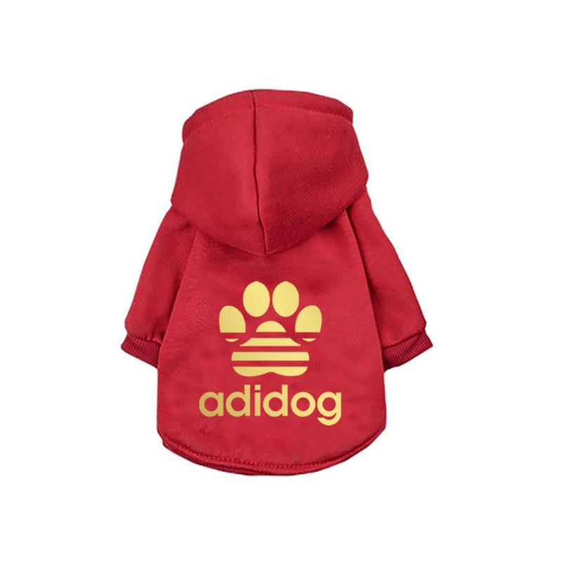 Winter Dog Clothes Golden Silver Reflective Pet Dog Hoodie Cool Designer Letter Dogs Clothes Jacket For Puppy French Bulldog alx