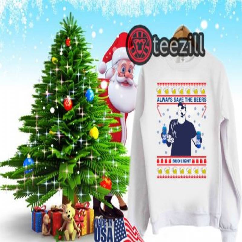 Always Save The Beers Ugly Christmas Sweater Shirt