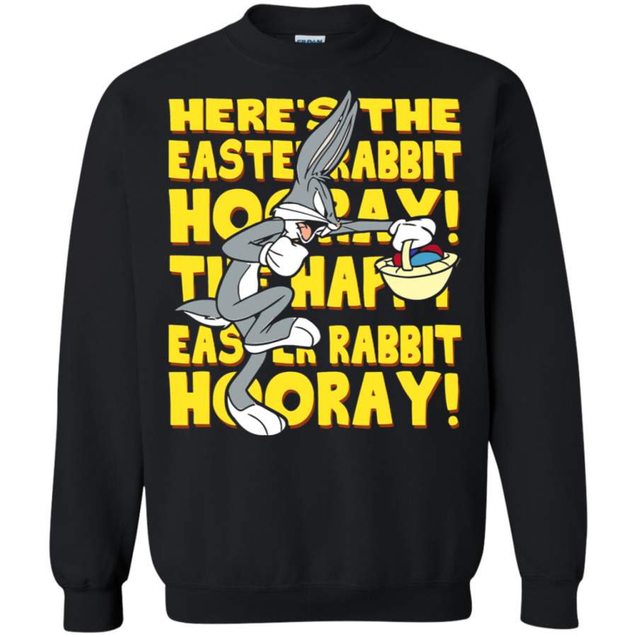 AGR Here’s The Happy Easter Rabbit Hooray! Bugs Bunny Sweatshirt