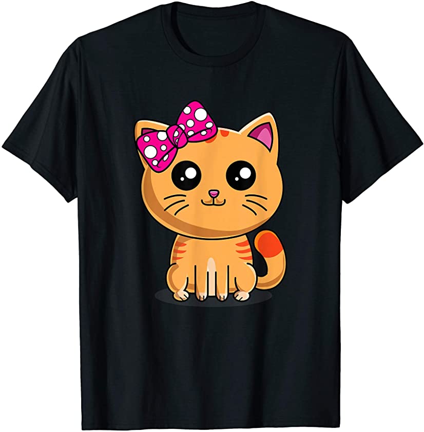 Cute Cat Gift For Girls – Kitten Pet Owner Kitty Cat Lover T-Shirt