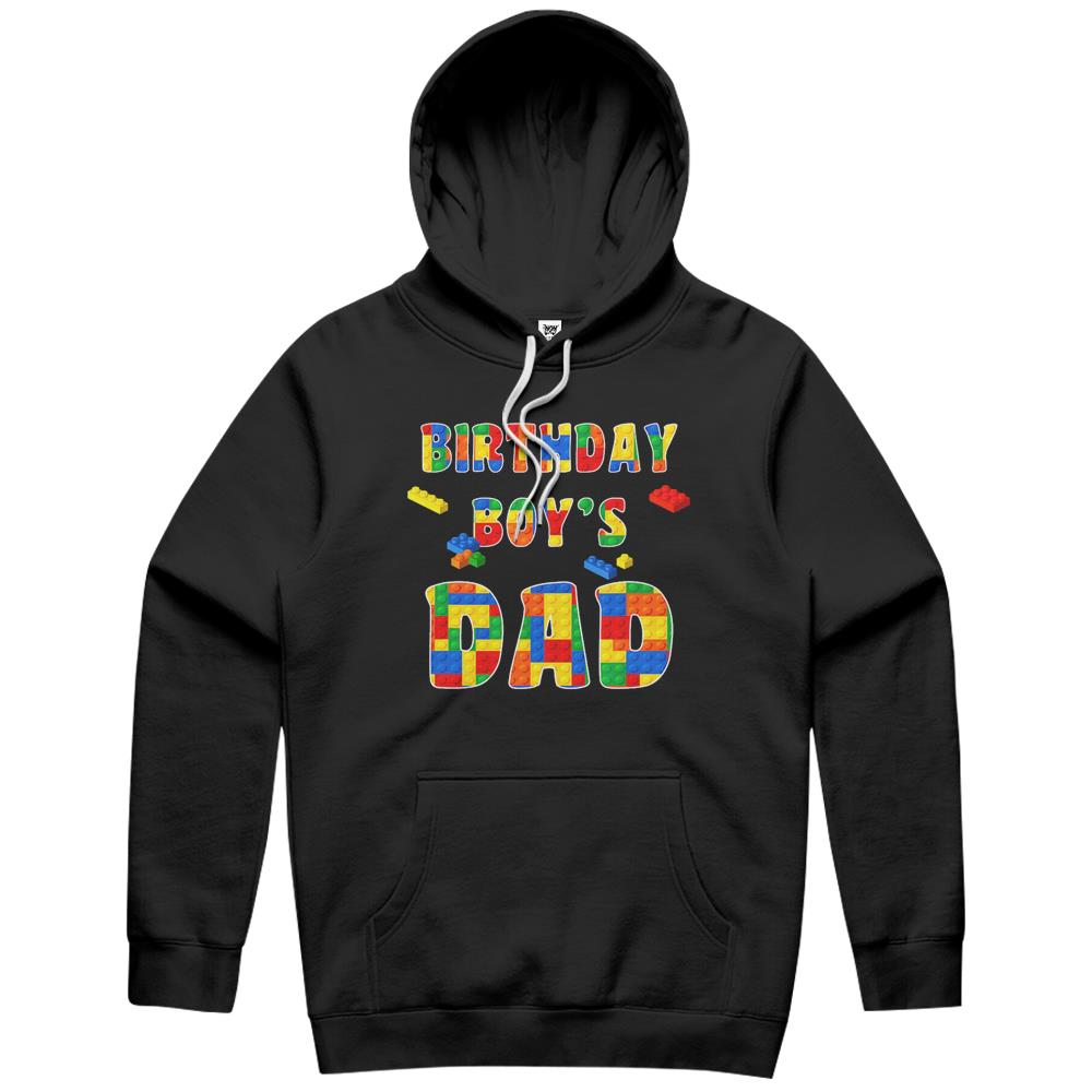 Building Block Dad Of Birthday Boy Hoodie