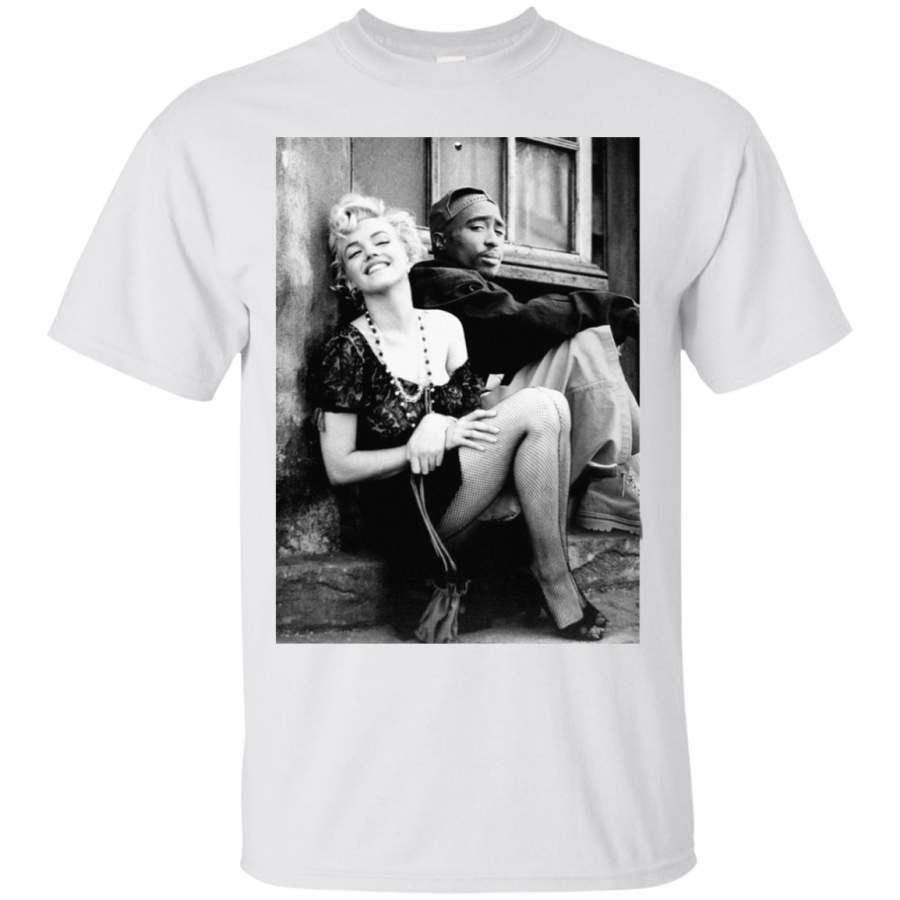 Tupac Marilyn Monroe Couple T-Shirt