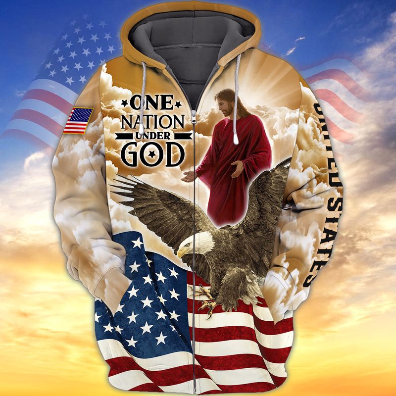 One Nation-Under God-3D Full Print