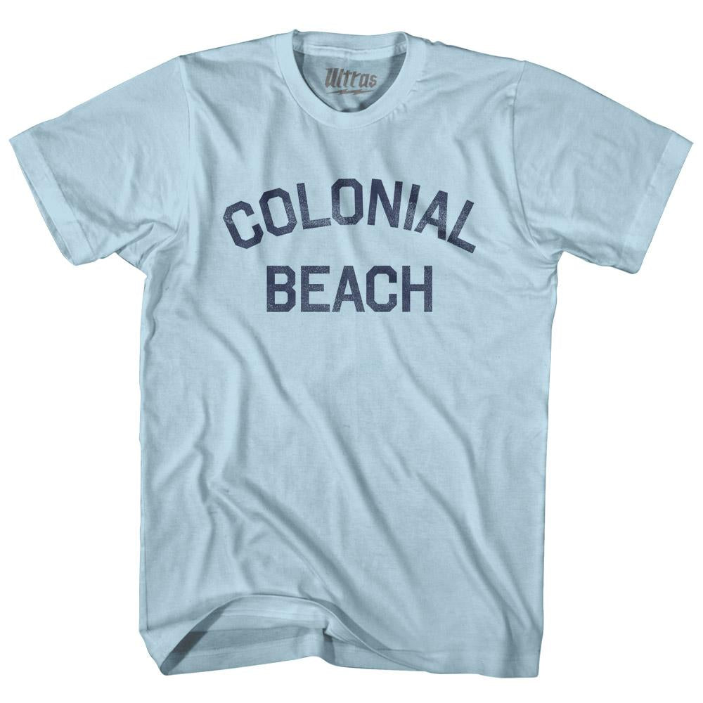 Virginia Colonial Beach Adult Cotton Vintage T-shirt