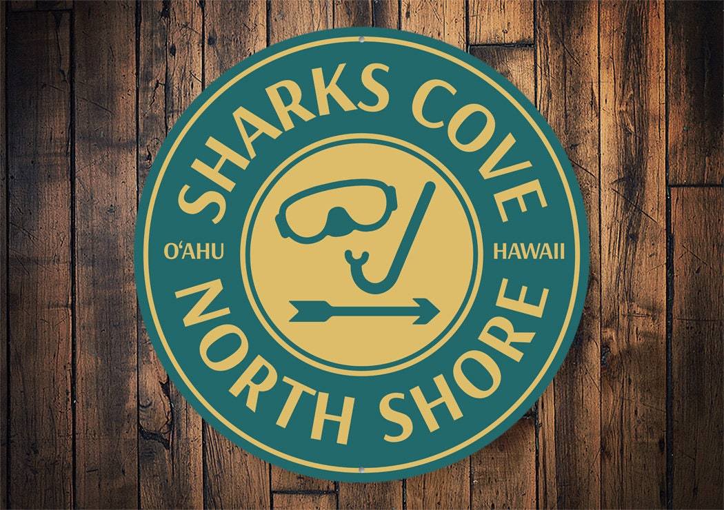 Sharks Cove Hawaii Sign, Snorkel Decor, Sign For Snorkeling, Hawaii Snorkel Sign, Snorkeling Lovers, Gift For Hawaii, Ocean Explorer Gifts