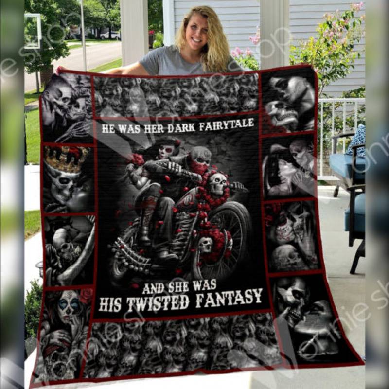 Skull Husband And Wife Blanket DCB3102 69O56