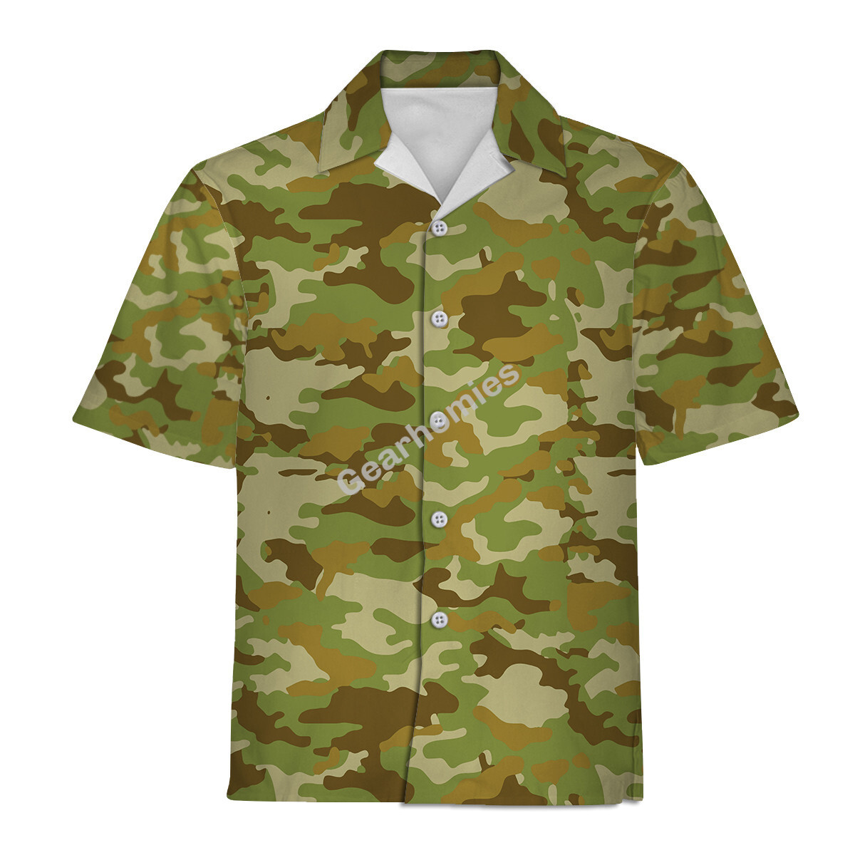 Amcu Australian Multicam Camouflage Uniform Hawaiian Shirt